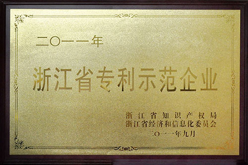 浙江省專(zhuān)利示范企業(yè)