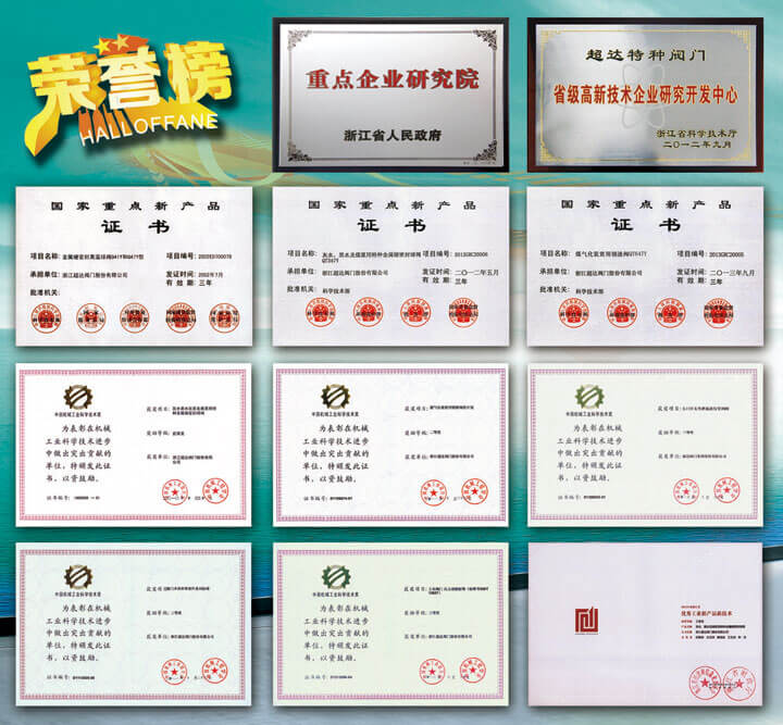 超達閥門集團榮獲國家重點新產(chǎn)品